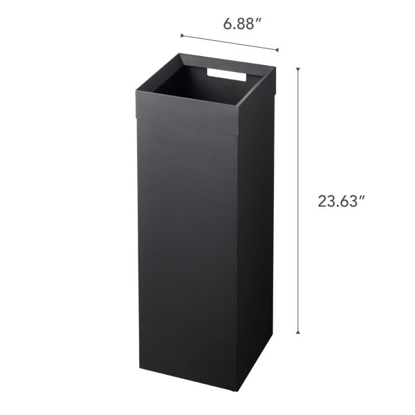 Yamazaki USA Tower Yamazaki Home Tall Trash Can 7.25 gallon Waste ...